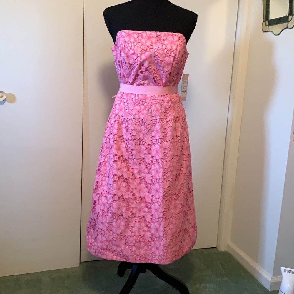 Lilly Pulitzer strapless dress